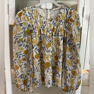 Rebecca Taylor Long Sleeve cotton/silk Blouse